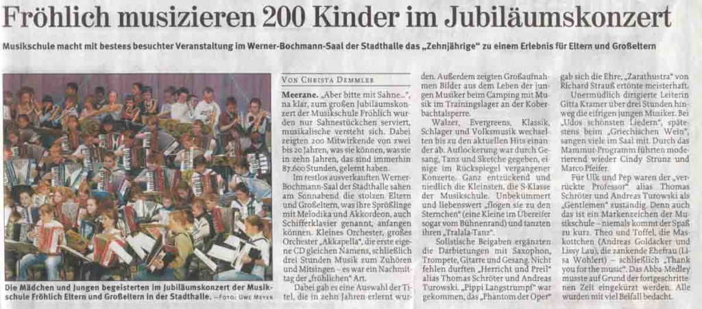 Jahreskonzert 2003